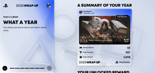 Wie war dein Jahr mit PlayStation 2025?