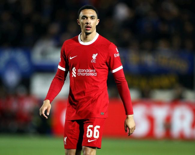 Liverpools Trent Alexander-Arnold, der nach schwacher Leistung gegen Manchester United von der Presse verspottet wurde