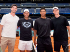 Nadal, Sinner, Bellingham und Courtois verb&uuml;nden sich zu einer freundschaftlichen Tennis-Rallye im Bernab&eacute;u