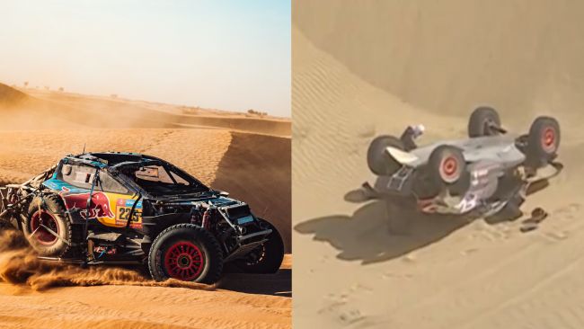 Dakar-Titelverteidiger Carlos Sainz Sr. muss nach Unfall aufgeben