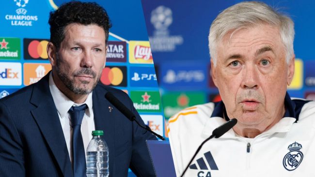 "Größter Respekt", "er ist besser als ich"...: Ancelotti und Simeone tauschen vor dem Euroderby Schmeicheleien aus