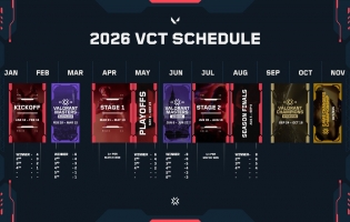 Riot Games enth&uuml;llt die Teams und den Spielplan f&uuml;r die Champions Tour 2026 Valorant