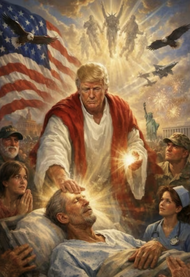 Trumps KI-Image als Jesus Christus löst Gegenreaktionen im Streit mit Papst Leo aus