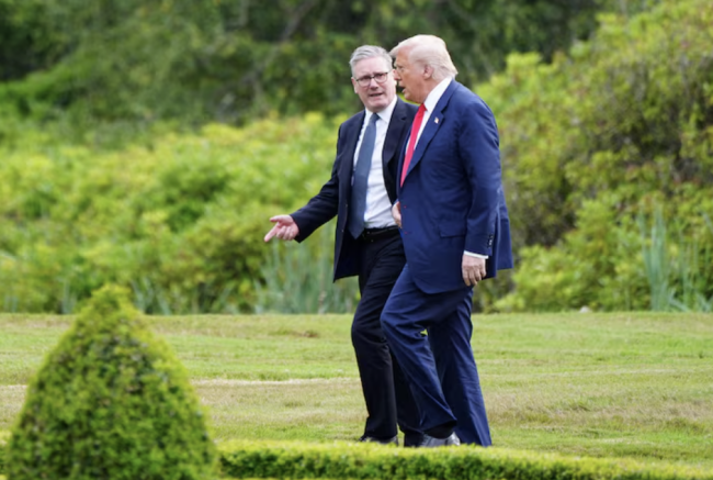 Trump sagt, es sei "traurig zu sehen", wie die US-UK-Beziehungen wegen der Iran-Angriffe zerbrechen