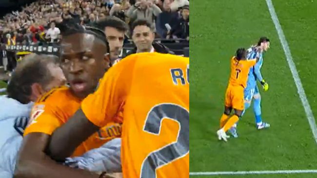 Vinícius Jr. erhält eine Sperre von zwei Spielen, nachdem er Valencias Torhüter angegriffen hat