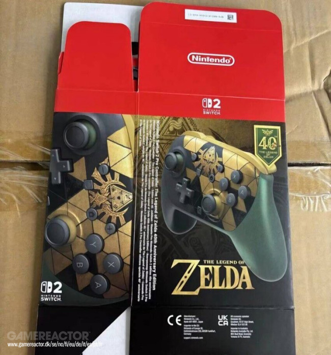 Leak: Eine Nintendo Switch 2 - The Legend of Zelda Edition wurde bestätigt, zusammen mit einem Pro Controller