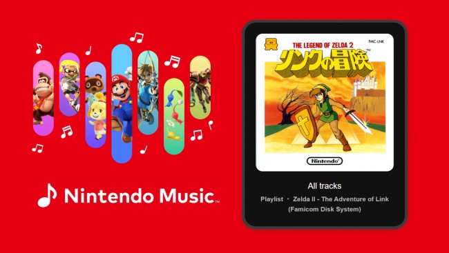 Links zweites Zelda-Abenteuer ist auf Nintendo Music erschienen