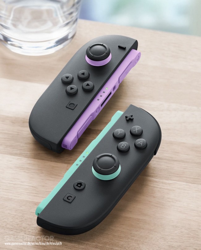 Nintendo führt hellviolette (L) und hellgrüne (R) Joy-Con 2 Controller für die Switch 2 ein