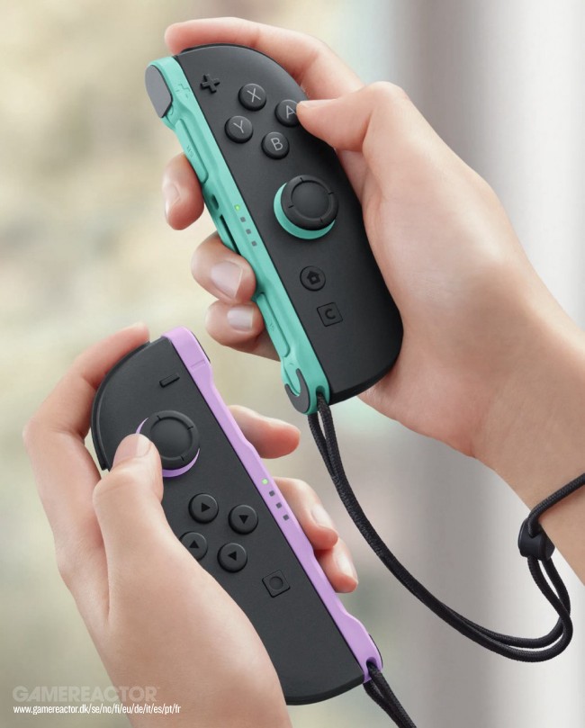 Nintendo führt hellviolette (L) und hellgrüne (R) Joy-Con 2 Controller für die Switch 2 ein