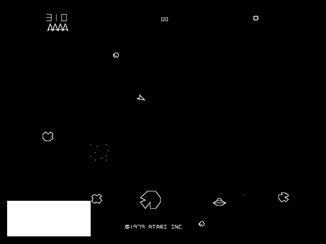 Neuer Highscore in Asteroids