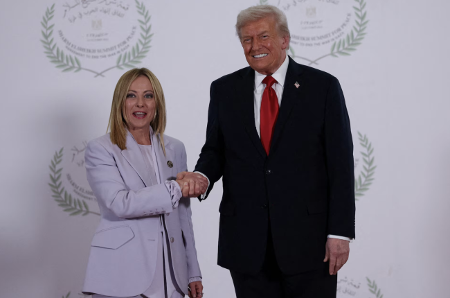 Trump kritisiert Meloni scharf und sagt, er sei "schockiert" von der italienischen Regierungschefin