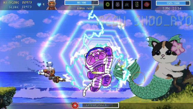 Space-Cat-Shooter Astro Burn wird bis Ende Juli aus dem Early Access verschwinden