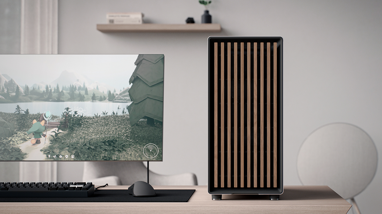 Fractal has introduced a very stylish new PC gaming station –