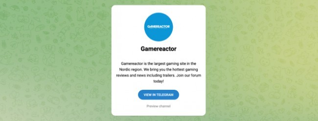 Gamereactor ist jetzt auf Telegram!