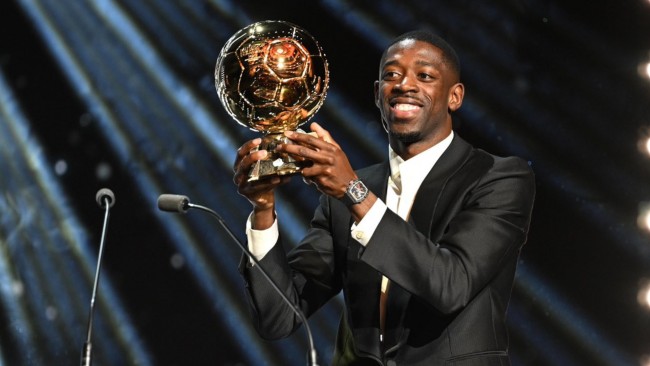 Dembélé gewann "mit großem Vorsprung", sagt L'Équipe-Redakteur: "Ein klarer und unverwechselbarer Ballon d'Or"