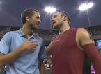 Jack Draper und Daniil Medwedew streiten &uuml;ber die Hindernisstrafe in Indian Wells