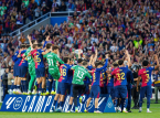Der FC Barcelona sichert sich mit einem 2:0-Sieg im El Cl&aacute;sico den zweiten Meistertitel in Folge