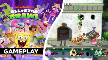 Nickelodeon All-Star Brawl - Mehrere Partien (Gameplay)