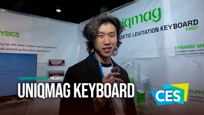 Eine schwebende Tastatur &ndash; Uniqmag auf der CES 2026