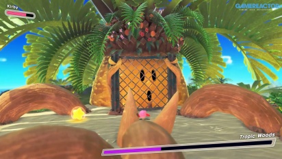Kirby und das vergessene Land - Bosskampf gegen den tropischen Terror (Gameplay)