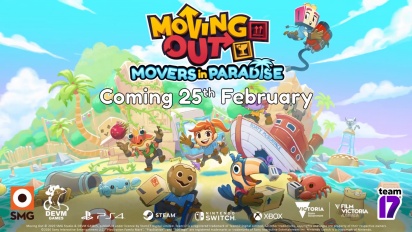 Moving Out - Movers in Paradise Release Date Trailer