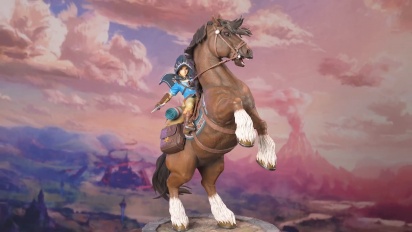 The Legend of Zelda: Breath of the Wild - Link auf Horseback Resin Statue