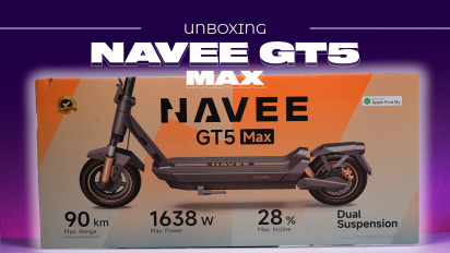 Navee GT5 Max Urban Electric Scooter - Auspacken