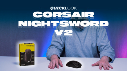 Corsair Nightsword V2 (schneller Blick) - Eine Maus, mit der man hart arbeiten und dann hart spielen kann